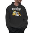 Read Books With Me Cat Lover Book Lover Librarian Reading Men Hoodie