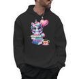 Read Books Be Kind Stay Weird Cute Unicorn Reading Librarian Men Hoodie