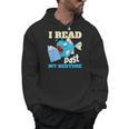I Read Past My Bed Time Book Reading Anglerfish Librarian Men Hoodie I Read Past My Bed Time Book Reading Anglerfish Librarian Men Hoodie