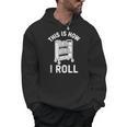 Reader Librarian Library This Is How I Roll Book Cart Meme Men Hoodie