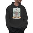 The Reader Tarot Card Skeleton With Book Lover Bookworm Men Hoodie The Reader Tarot Card Skeleton With Book Lover Bookworm Men Hoodie