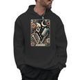 The Reader Tarot Card Skeleton Reading Book Bookworm Bookish Men Hoodie The Reader Tarot Card Skeleton Reading Book Bookworm Bookish Men Hoodie