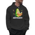 Reading Avocado Book School Librarian Abookado Men Hoodie