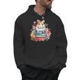 Reading Books Booklover Hamster And Watercolor Books Men Hoodie