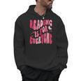 Reading Is For Everyone Books Lover Librarian Bookish Groovy Men Hoodie