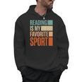 Reading Is My Favorite Sport Reader Book Worm Men Hoodie