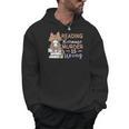 Reading Because Murder Is Wrong Cat Book Lovers Reading Book For Men Women Men Hoodie Reading Because Murder Is Wrong Cat Book Lovers Reading Book For Men Women Men Hoodie