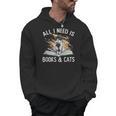 Reading All I Need Is Books & Cats Men Hoodie Reading All I Need Is Books & Cats Men Hoodie