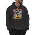 Reading Is A Ticket To Adventure Book Library Themed Men Hoodie