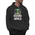 Reading Is Out Of This World Space Book Lover Bookworm Men Hoodie