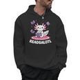 Readsalotl Axolotl Kawaii Anime Book Lover Reading Men Hoodie Readsalotl Axolotl Kawaii Anime Book Lover Reading Men Hoodie