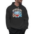 Readsolotl Axolotl Axolotl Lover Kawaii Reading Book Men Hoodie