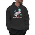Readsolotl Axolotls Funny Kids Reading Fish Books Lizard Men Hoodie