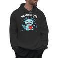 Readsolotl Cute Axolotl Read Book Ambystoma Mexicanum Kids Men Hoodie