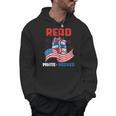 Red And Booked 4th Of July Patriotic Book Lover Art Men Hoodie Red And Booked 4th Of July Patriotic Book Lover Art Men Hoodie