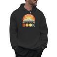 Retro Open Book Rainbow Reading Graphic Men Hoodie