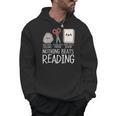 Rock Paper Scissors Nothing Beats Reading Book Lover Humor Men Hoodie