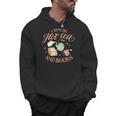 I Run ON HOT Tea & Books Reader Reading Meme Men Hoodie