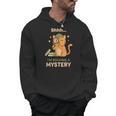 Shhh I'm Solving A Mystery Cat Detective Book Lover Men Hoodie