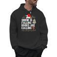 Snow Is Falling Books Are Calling Men Hoodie Snow Is Falling Books Are Calling Men Hoodie