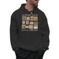 Stamp Support Your Local Library Book Reader Lover Bookworm Men Hoodie