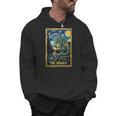 Starry Dragon Reading Book The Reader Fantasy Reader Men Hoodie