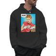 Tea Pop Art Comic Book Cartoon Tea Party Tea Lover Drinking Men Hoodie