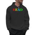 Teacher Reading Read In Color Book Men Hoodie