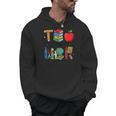 Teacher School Supplies Apple Books Pencil Globe Crayon Men Hoodie Teacher School Supplies Apple Books Pencil Globe Crayon Men Hoodie