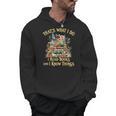 That's What I Do I Read Books And I Know Things Book Floral Men Hoodie