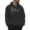 The Only Thing I Like More Than Reading Books Is Fucking Men Hoodie