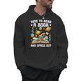 Time To Read A Book And Space Out Astronomy Lover Bookworm Men Hoodie
