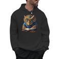 Triceratops Dinosaur Reading Book Nerd Men Hoodie Triceratops Dinosaur Reading Book Nerd Men Hoodie