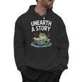 Unearth a Story Frog Reading a Book Summer 2026 Men Hoodie Unearth a Story Frog Reading a Book Summer 2026 Men Hoodie