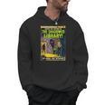 Vintage Horror Comic Book Cover Shadowed Library Zombie Men Hoodie Vintage Horror Comic Book Cover Shadowed Library Zombie Men Hoodie