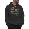 I Want To Be A Schwa Read Book Reading Librarian Men Hoodie