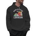 When In Doubt Ask Librarian Books Reading Librarian Men Hoodie