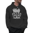 When In Doubt Go To The Library Book Literature Reading Men Hoodie