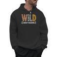 Wild About Reading Book Animal Children's Book Teacher Men Hoodie Wild About Reading Book Animal Children's Book Teacher Men Hoodie