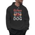 A Woman Cannot Survive On Books Alone She Also Needs a Dog Men Hoodie A Woman Cannot Survive On Books Alone She Also Needs a Dog Men Hoodie
