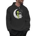 Women's Alien And Astronaut Reading On Moon Kids Sci Fi Book Men Hoodie Women's Alien And Astronaut Reading On Moon Kids Sci Fi Book Men Hoodie