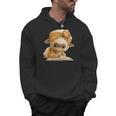 Women's Cute Lamb Reading Book Lover Animal Graphic Baby Sheep Open Men Hoodie