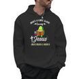 Women's Just A Girl Who Loves Jesus And Avocados And Books Men Hoodie
