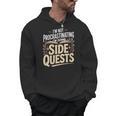 Women's Im Not Procrastinating Im Doing Side Quests Book Lover Men Hoodie