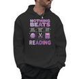 Women's Nothing Beats Reading Rock Paper Scissors Book Lover Men Hoodie Women's Nothing Beats Reading Rock Paper Scissors Book Lover Men Hoodie