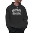 Women's Read Books Lift Weights Fight Fascists Reading Meme Men Hoodie