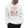 100 Days In The Books Goose Reading 100th Day Of School Men Hoodie