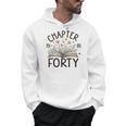 1986 Chapter Forty 40th Birthday Wildflower Book 40 Year Old Men Hoodie