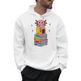 Axolotl Bookworm Girls Cute Book Reading Axolotl Pink Men Hoodie