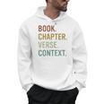 Book Chapter Verse Christian Bible Reformed Theology Men Hoodie